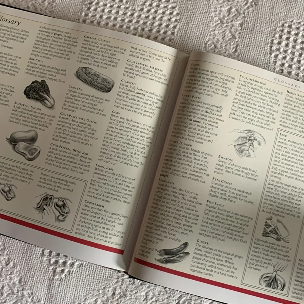 Williams–Sonoma Kitchen Library Pasta/Stir-fry hardcover cookbooks set of 2
